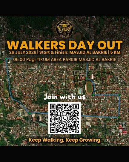 Poster Walkers Day Out Lampung Walkers