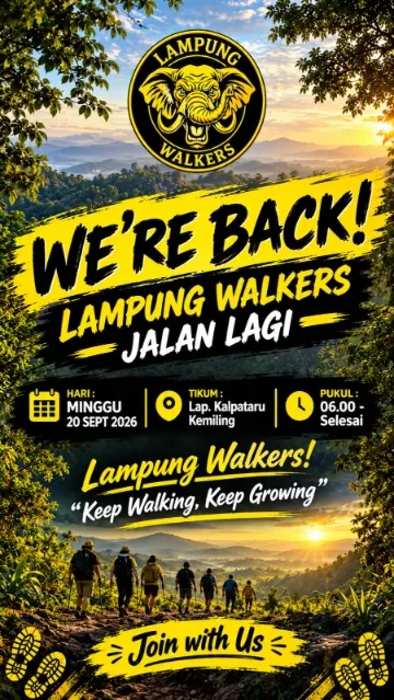 Poster Kemiling Lampung Walkers
