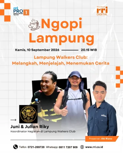 Poster Talkshow RRI Lampung Walkers